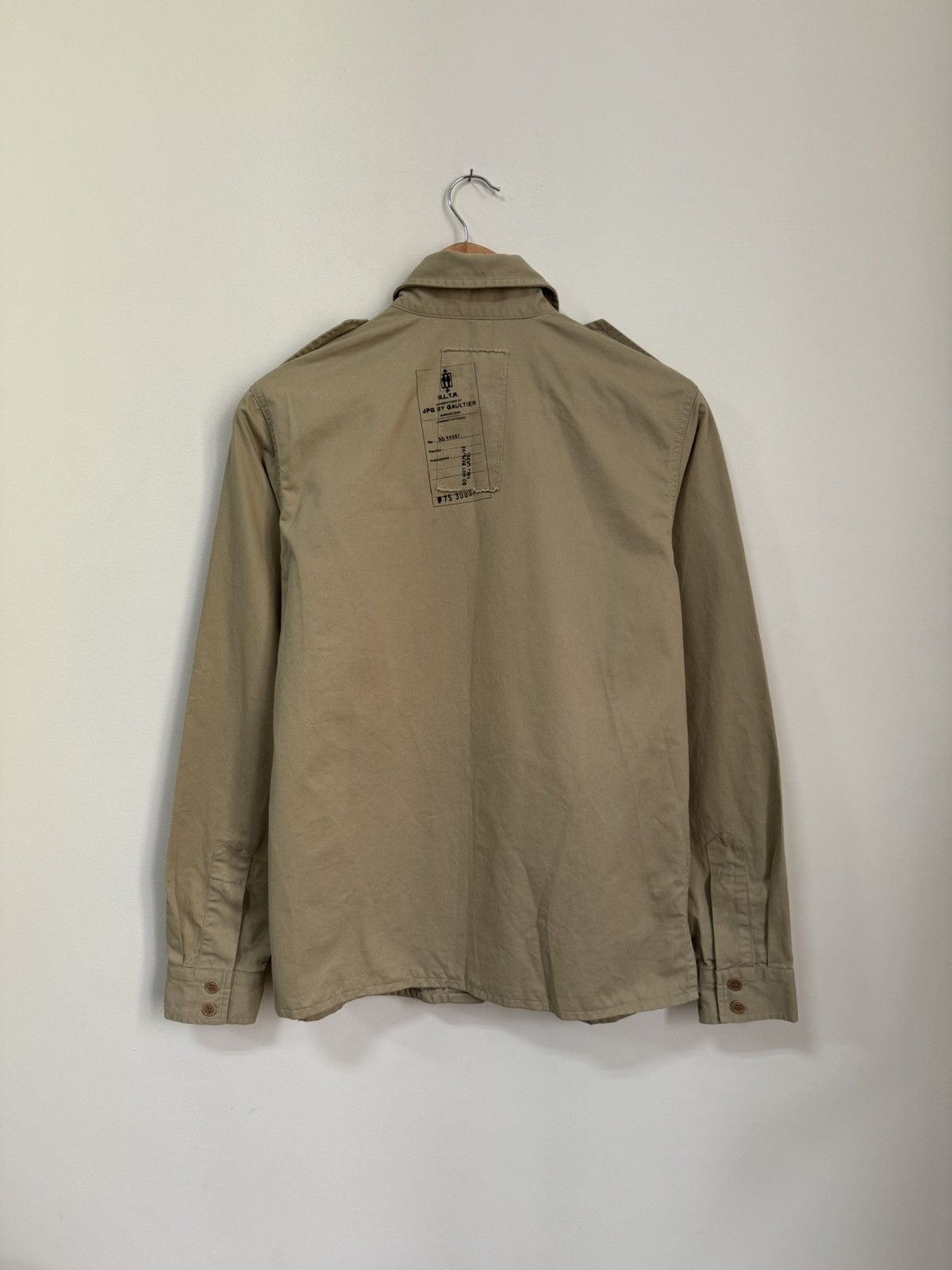 Jean Paul Gaultier × Vintage Jean Paul Gaultier JPG 90s military style denim shirt Size M / US 6-8 / IT 42-44 - 1 Thumbnail