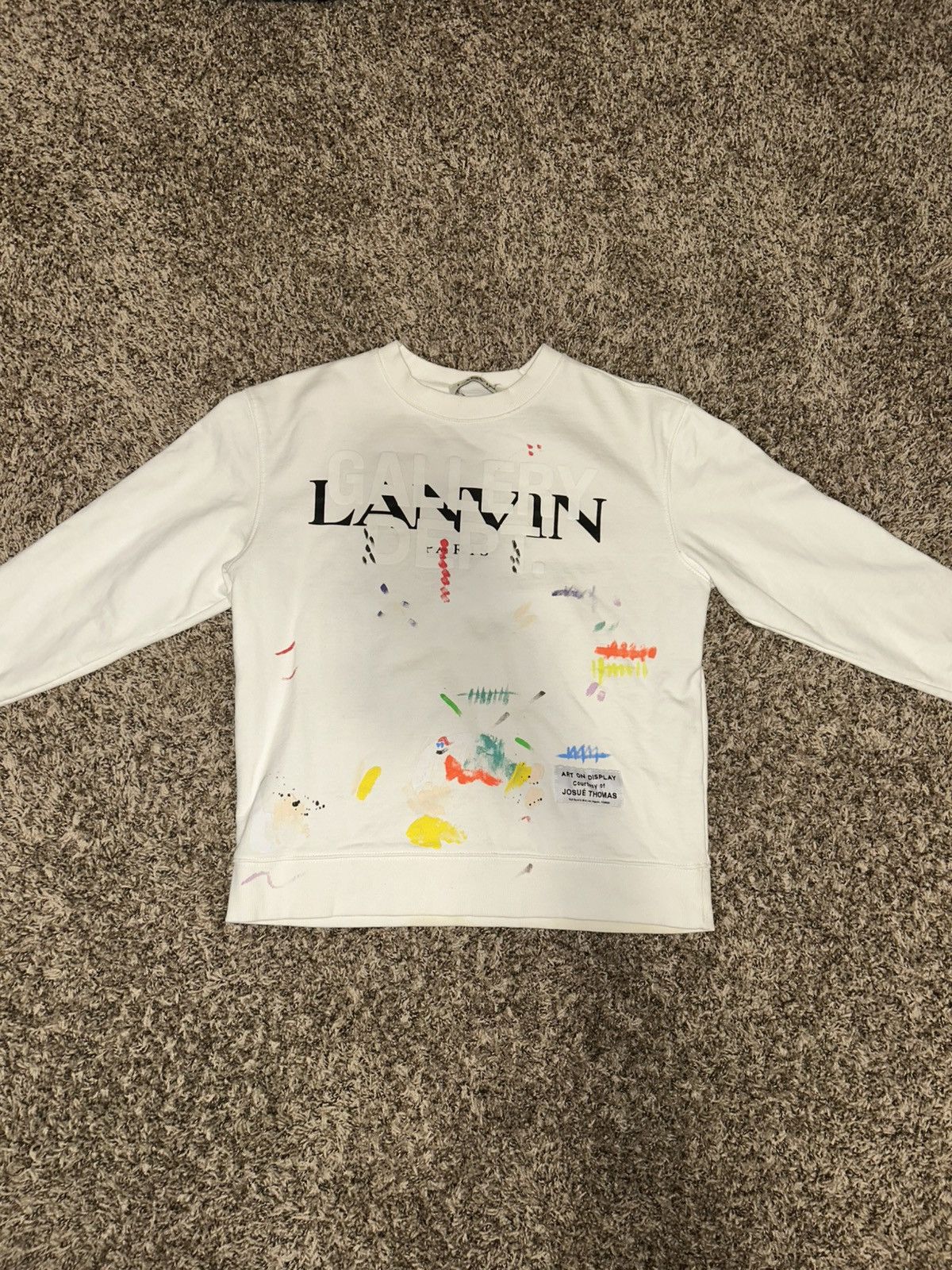 Gallery Dept. × Lanvin Lanvin x Gallery Dept Sweatshirt Size M / US 6-8 / IT 42-44 - 1 Thumbnail