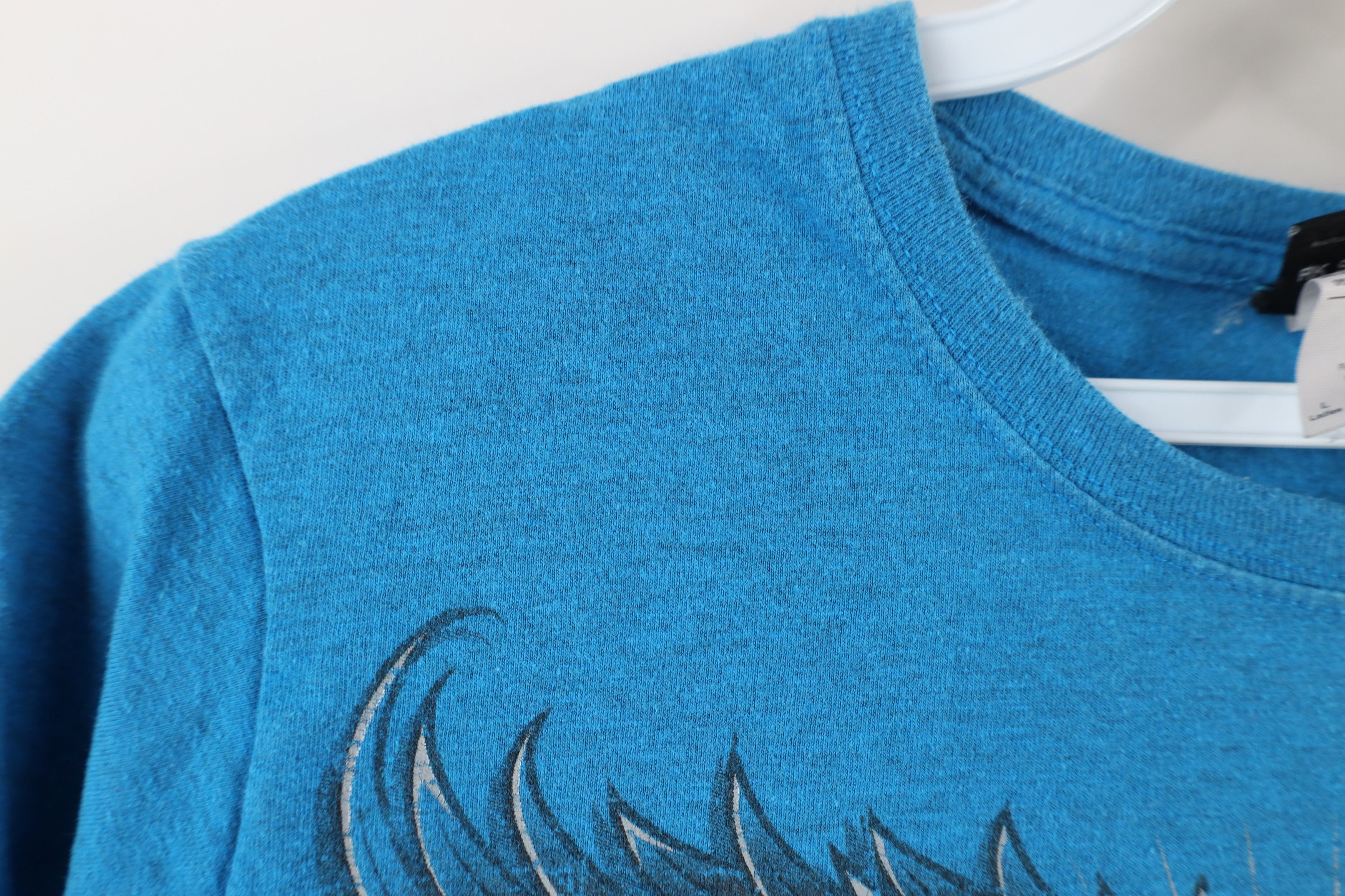 Harley Davidson × Vintage Vintage Y2K Harley Davidson Eagle Wings UFC MMA T-Shirt Blue Size L / US 10 / IT 46 - 6 Thumbnail