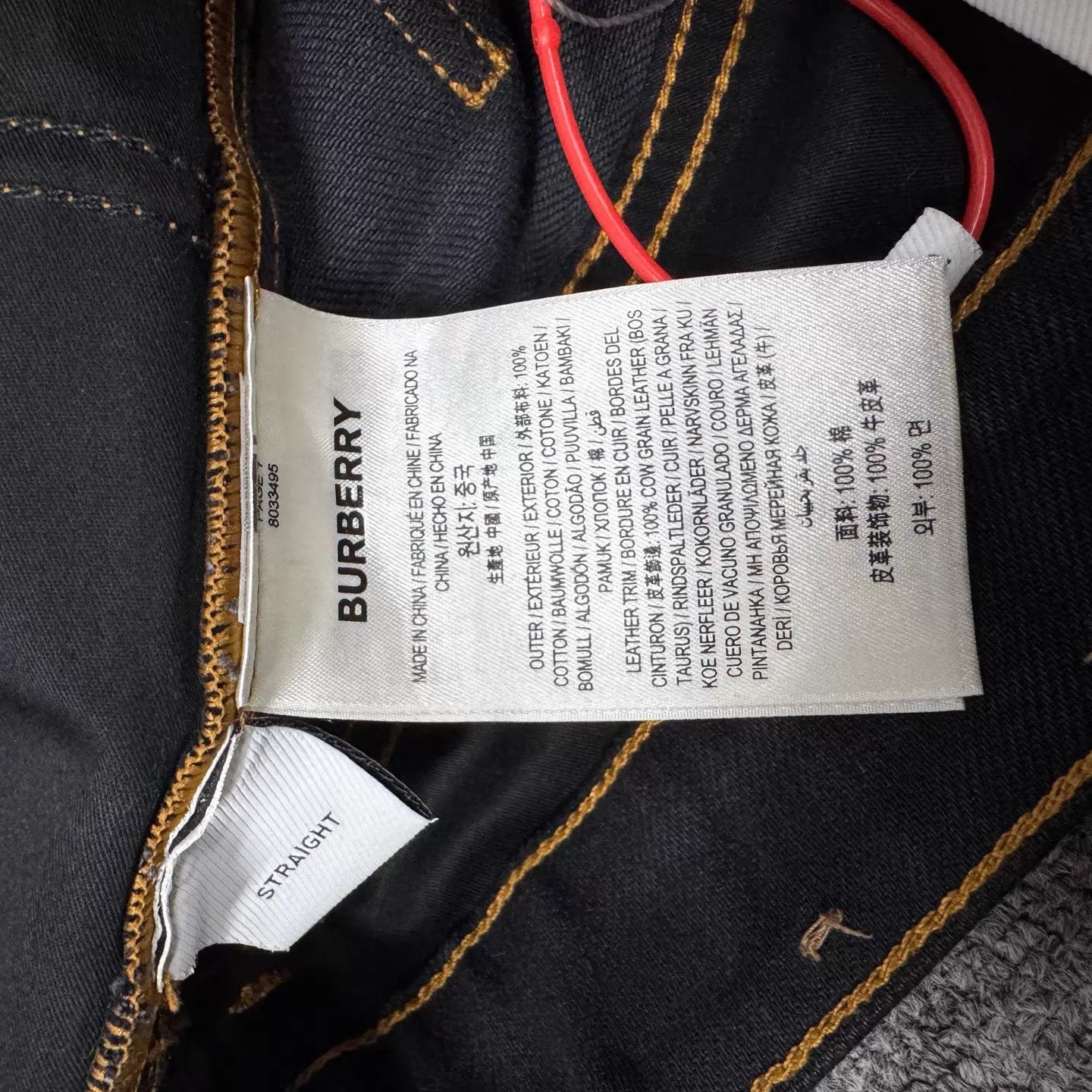 Burberry Burberry navy blue topstitch flared jeans hem slit 26 99new Size 26" / US 2 / IT 38 - 7 Thumbnail