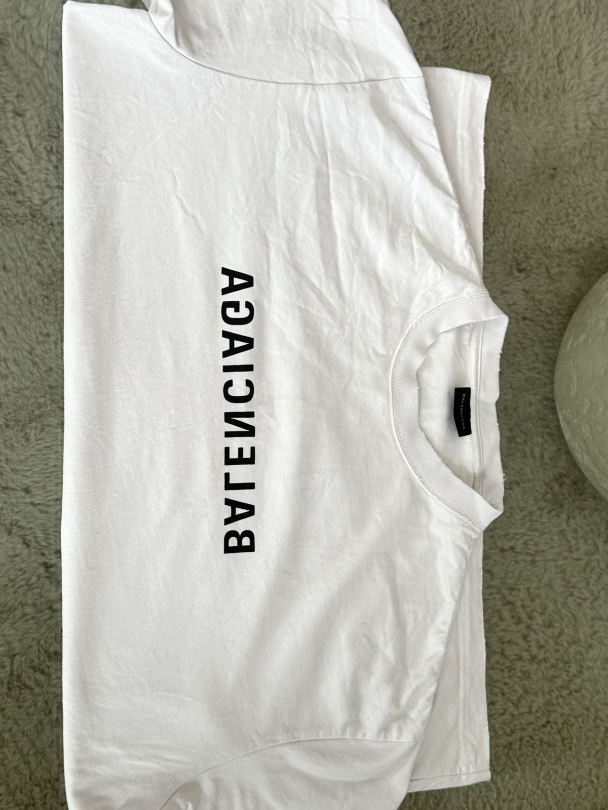 Balenciaga Balceniaga Mirror Logo Tee Size US S / EU 44-46 / 1 - 3 Thumbnail
