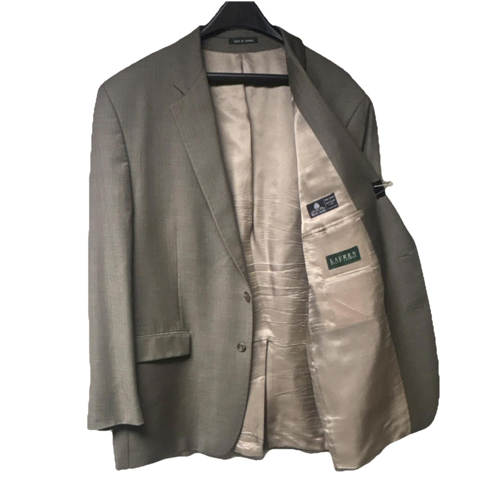 Lauren Ralph Lauren Ralph Lauren Men's Suit Jacket 48L Single-Breasted blazer Size 48L - 1 Thumbnail
