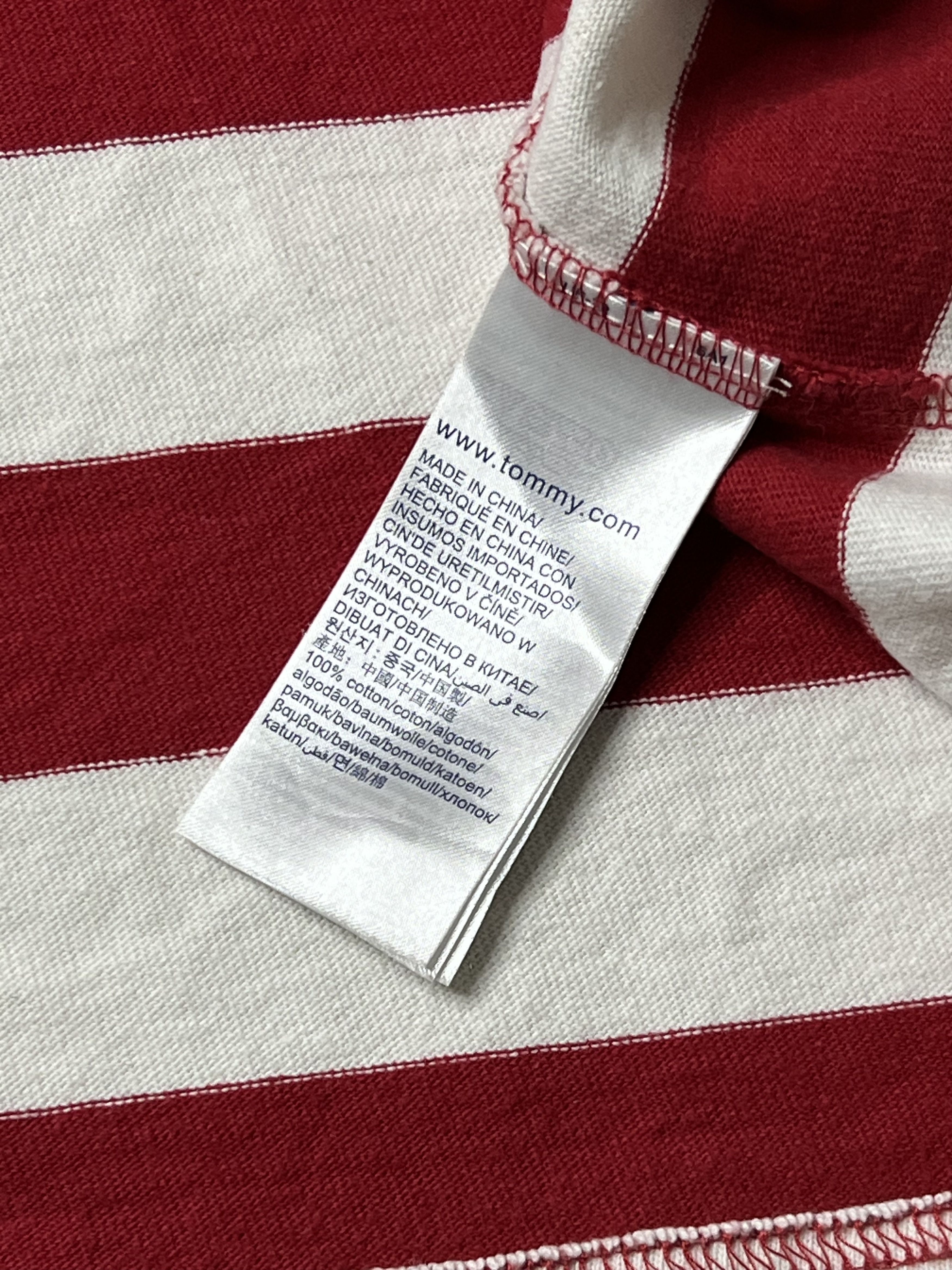 Tommy Hilfiger × Vintage Vintage Tommy Hilfiger stripped rugby longsleeve men’s Size US S / EU 44-46 / 1 - 6 Thumbnail