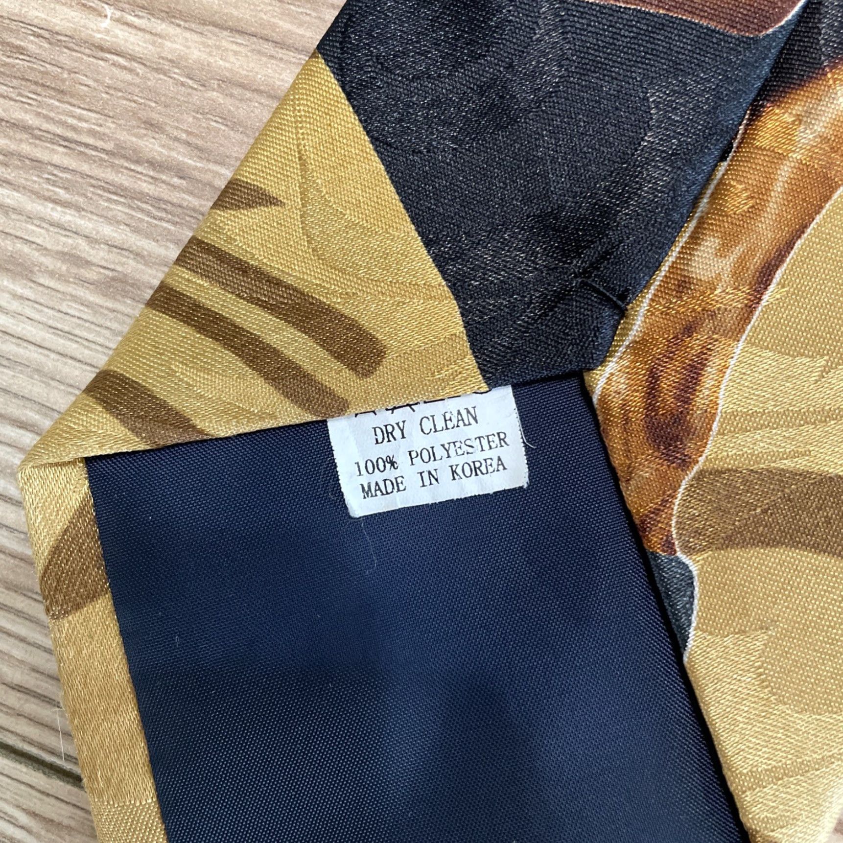 Vintage Steven Harris Men Tie Horse Theme 100% Polyester Black Classic 57"-60" Handmade Size ONE SIZE - 4 Thumbnail