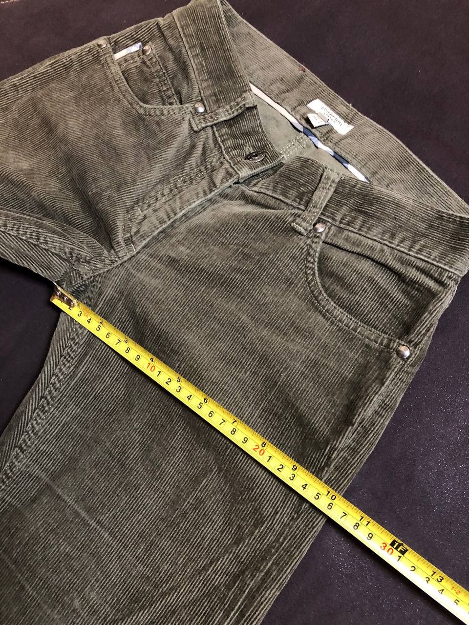 Burberry Burberry Vintage Burberry London Corduroy Pants Stretch Size 27" / US 4 / IT 40 - 9 Thumbnail