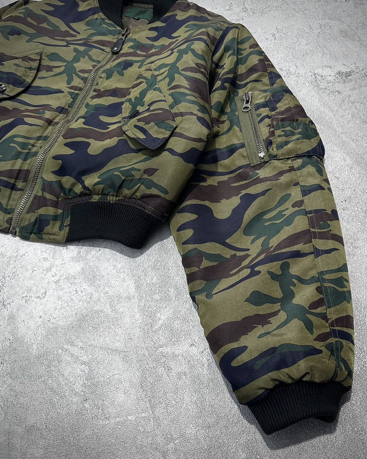 Jean Paul Gaultier Jean Paul Gaultier Heart Camo Bomber Jacket Size US XS / EU 42 / 0 - 6 Thumbnail