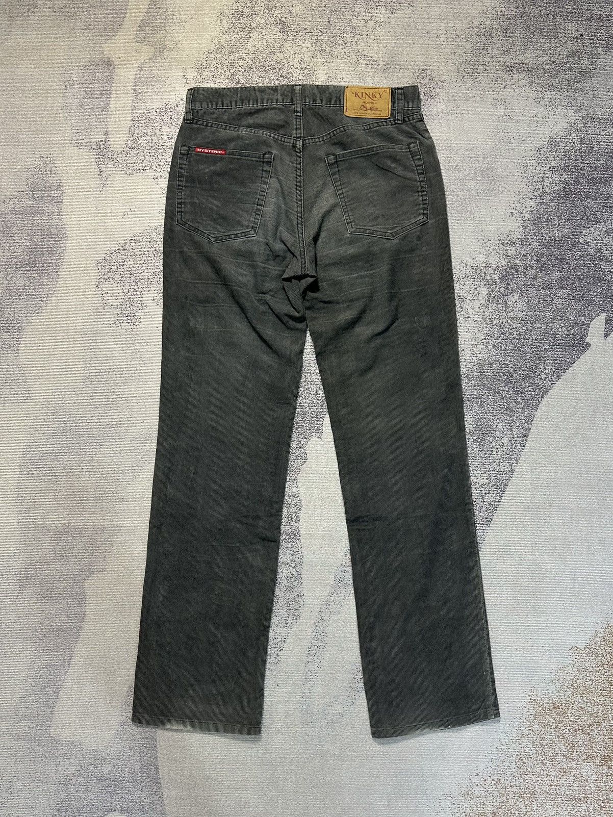 Hysteric Glamour × Undercover 2000s Hysteric Glamour Corduroy Grey Kinky Jeans Size US 30 / EU 46 - 2 Thumbnail
