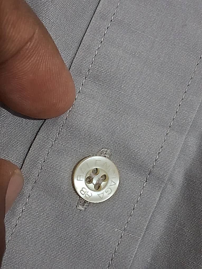 Balenciaga Vintage BALENCIAGA Buttons Up Shirt Size US L / EU 52-54 / 3 - 8 Thumbnail