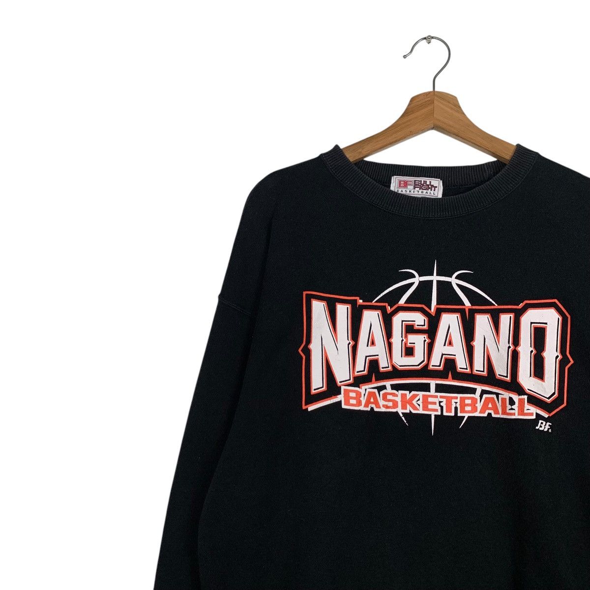 Japanese Brand BULL FIGHT Basketball Big Logo Crewneck Sweatshirt #1970-C86 Size US L / EU 52-54 / 3 - 6 Thumbnail