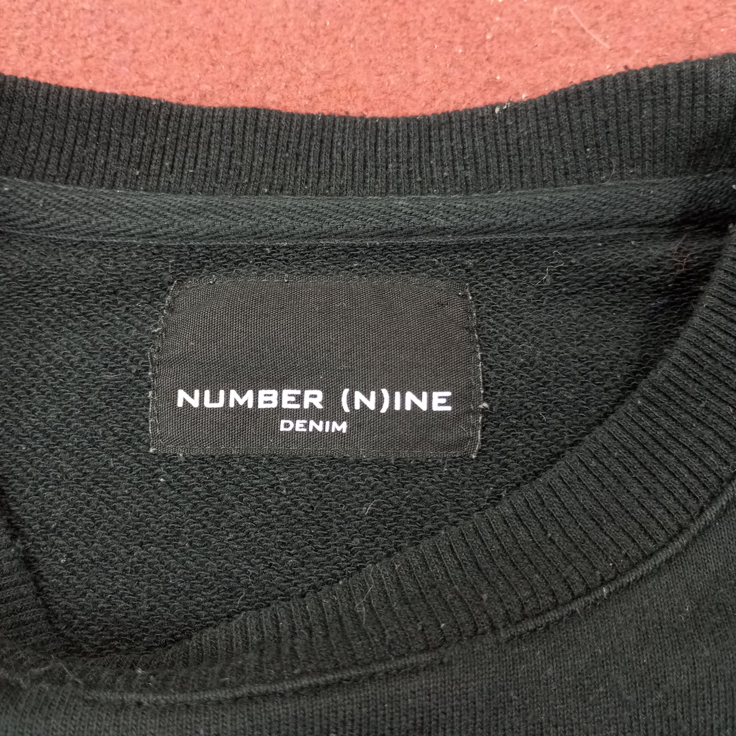Number (N)ine Number Nine Japanese Brand Spellout Sweatshirt c237n15 Size US S / EU 44-46 / 1 - 5 Thumbnail