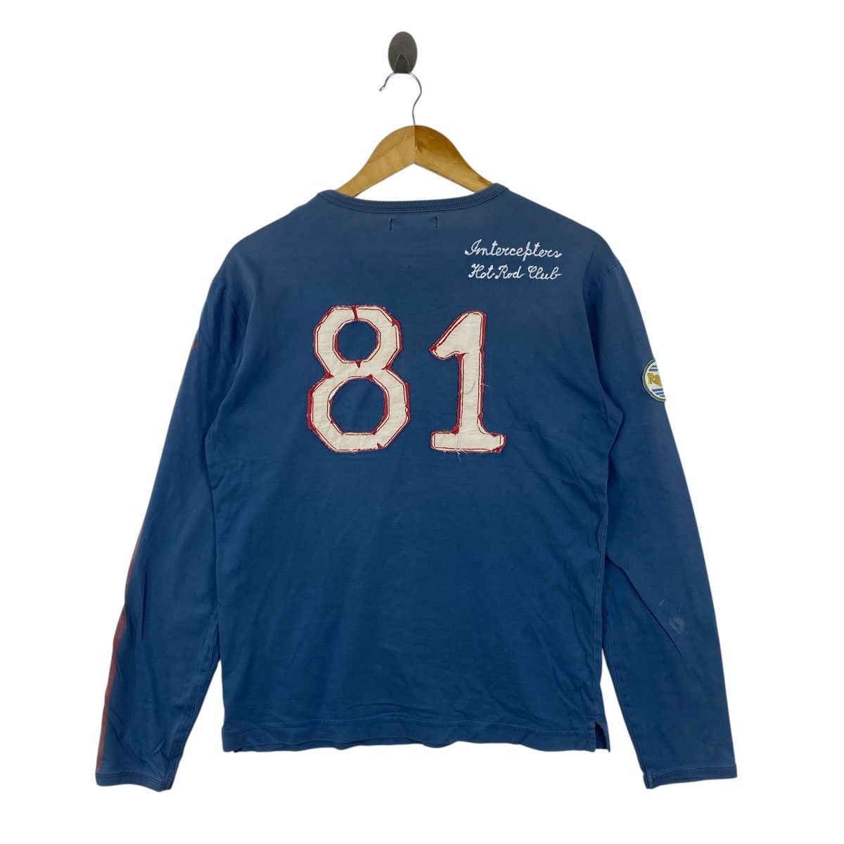 Replay Vtg Replay Blue Racing L/S Tee - 81 Hot Rod Club Size L Size US L / EU 52-54 / 3 - 2 Thumbnail