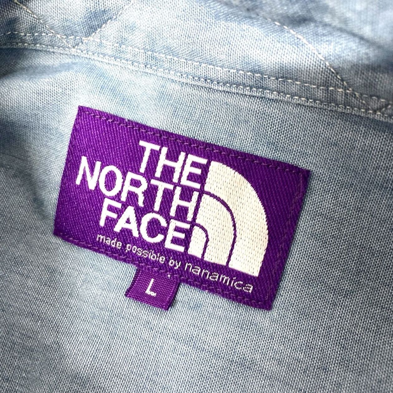 The North Face Purple Label THE NORTH FACE PURPLE LABEL CHAMBRAY FIELD SHIRT MEN INDIGO COTTON SIZE L USED Size US L / EU 52-54 / 3 - 3 Thumbnail