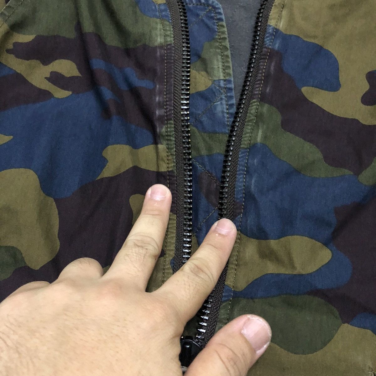 Japanese Brand × Johnbull Rare John Bull Camouflage Army Bomber Jacket Size US S / EU 44-46 / 1 - 7 Thumbnail
