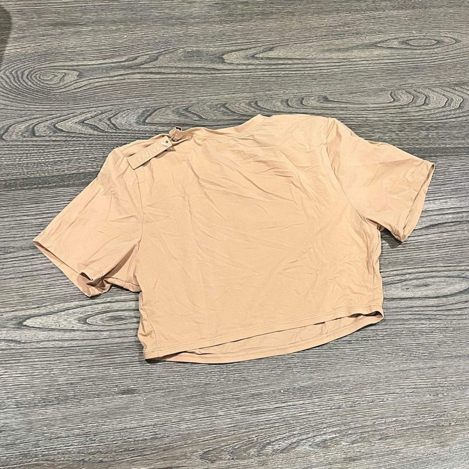 SKIMS NWT Skims Fits Everybody Super Cropped T-Shirt Ochre 2X Size XXL / US 16-18 / IT 52-54 - 4 Thumbnail