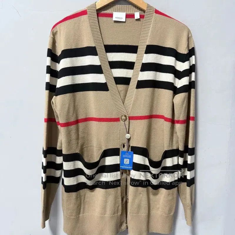 Burberry Burberry Women's Khaki Wool Cardigan M Size. Size M / US 6-8 / IT 42-44 - 1 Thumbnail