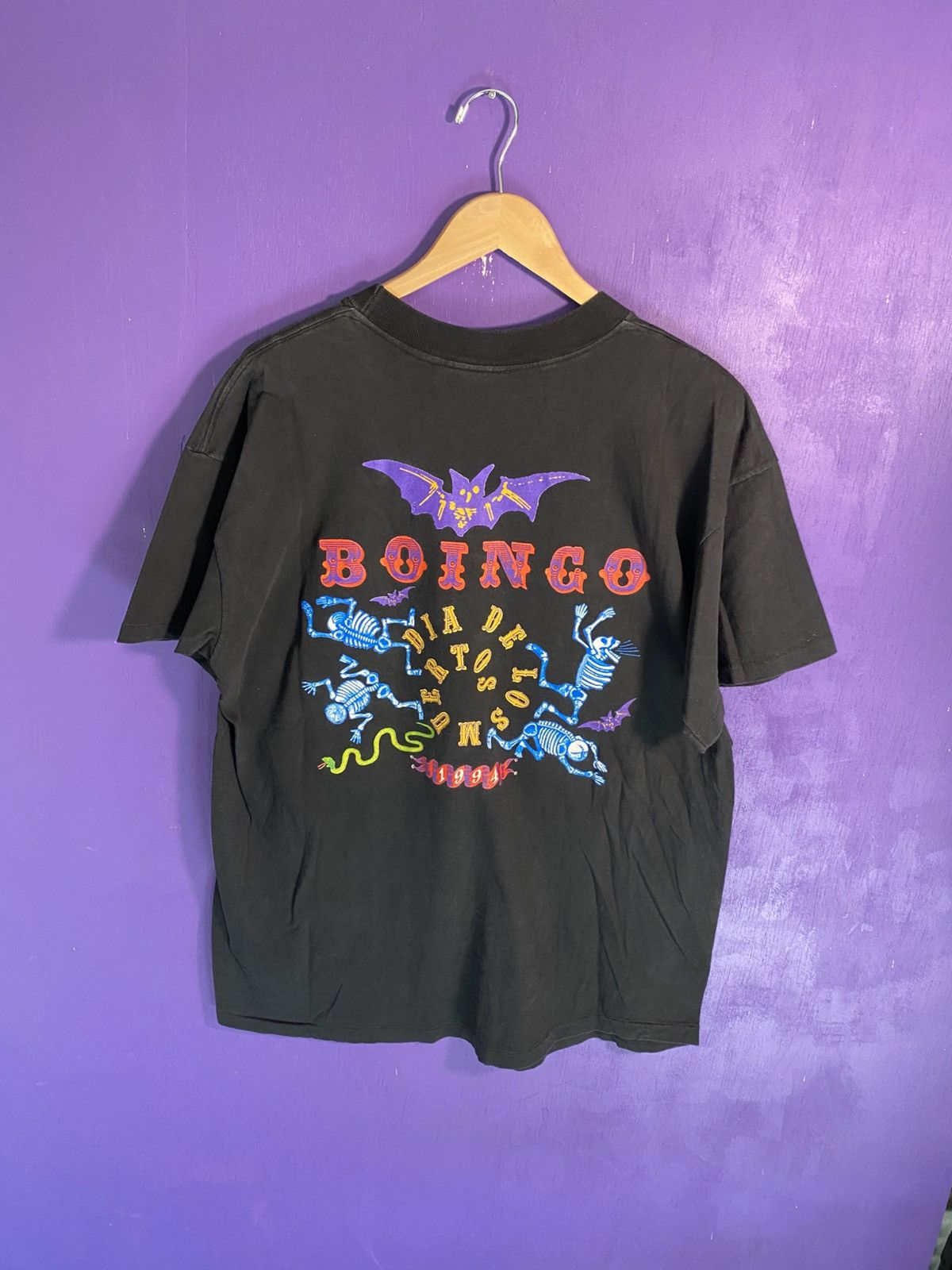 Band Tees Vintage 1994 Oingo Boingo dia de los muertos tour tee Size US XL / EU 56 / 4 - 2 Thumbnail
