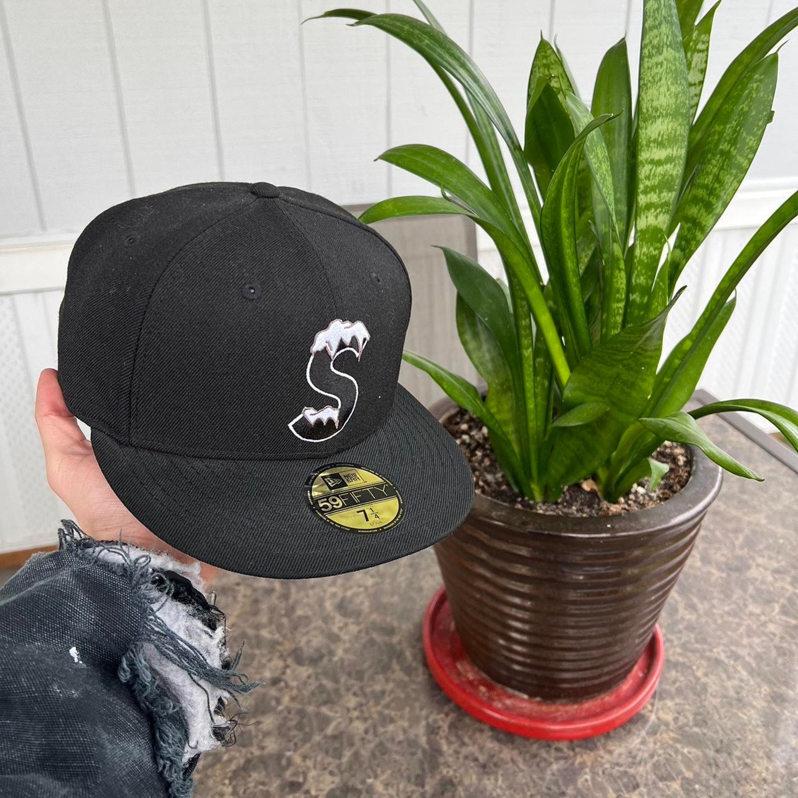 New Era × Supreme Supreme devil s logo new era hat | Grailed