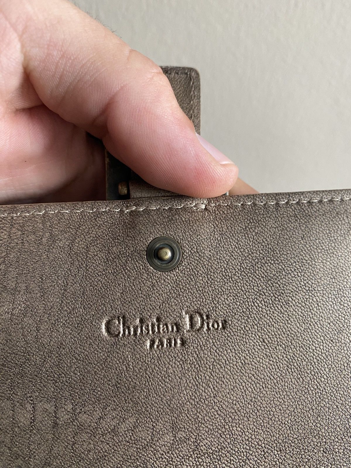 Christian Dior Monsieur Christian Dior Leather Clutch Size ONE SIZE - 10 Thumbnail