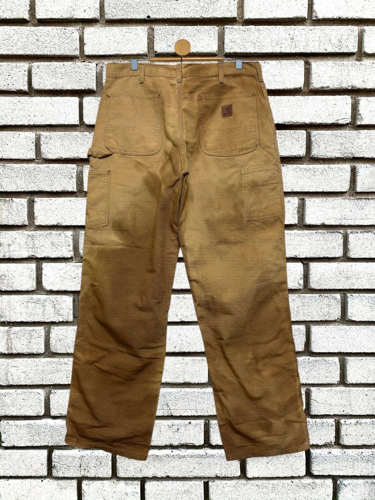 Carhartt Vintage Carhartt Super Faded Carpenter Pants Dungaree Fit Size US 35 - 1 Thumbnail