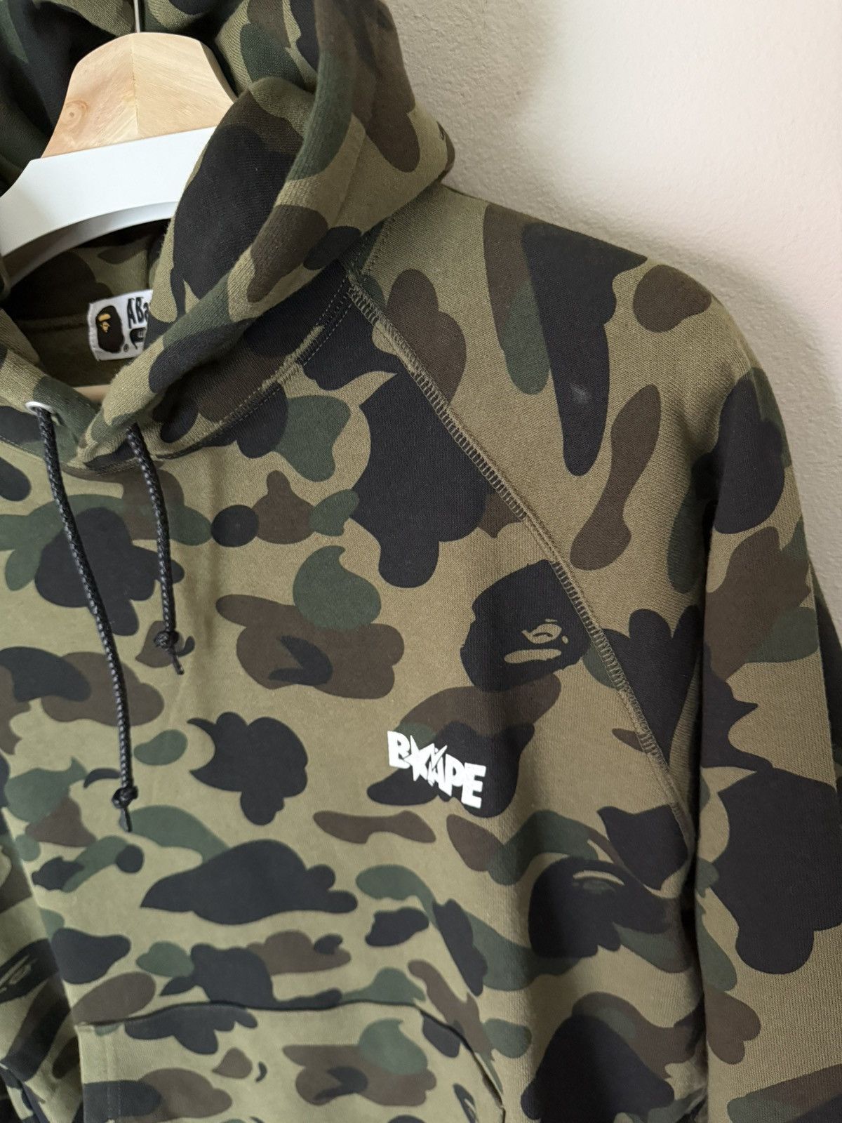 Bape BAPE Green Camo Hoodie. Fleece Lined/Side Zippers. NWT Rare Size US L / EU 52-54 / 3 - 2 Thumbnail