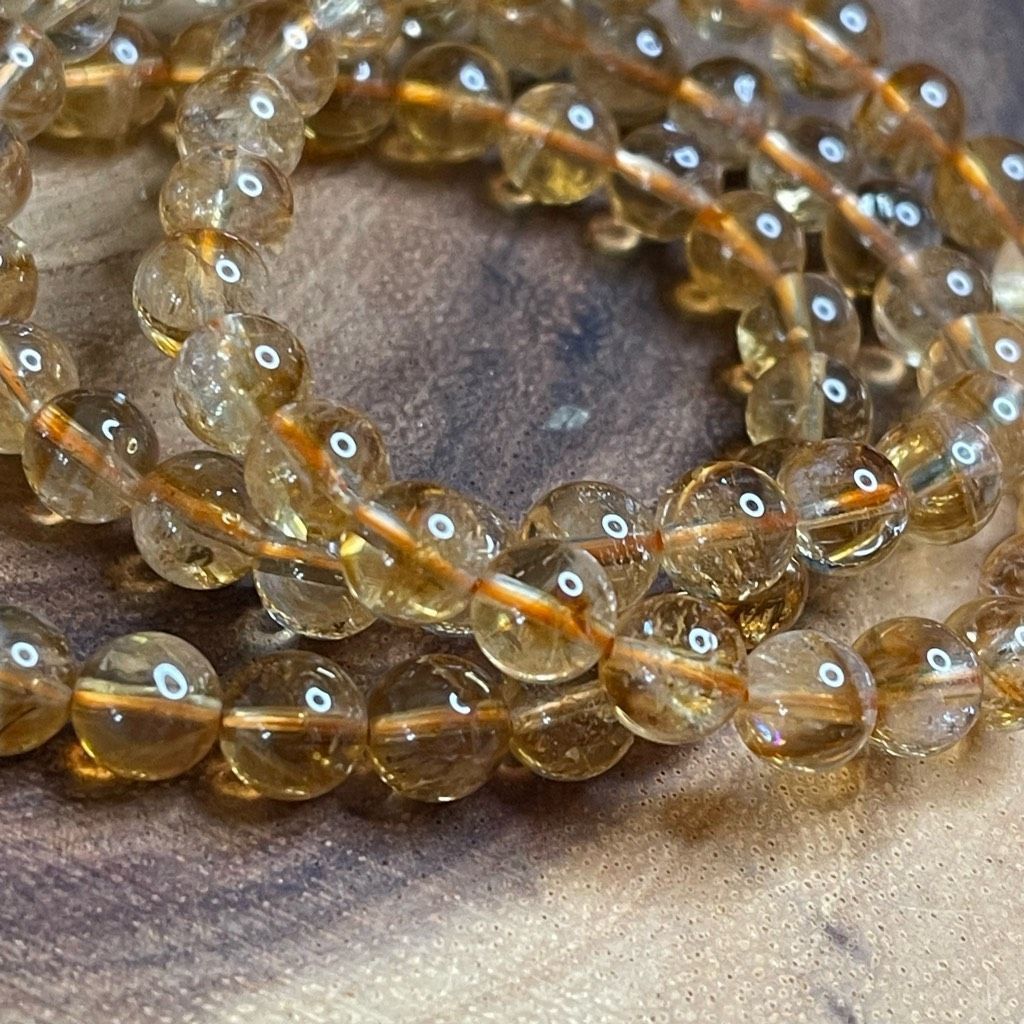 Other Citrine beaded stretch bracelet ONE NEW reiki meditation cry Size ONE SIZE - 5 Thumbnail