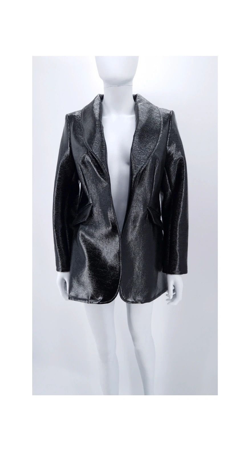 Courreges Glossy Textured Jacket