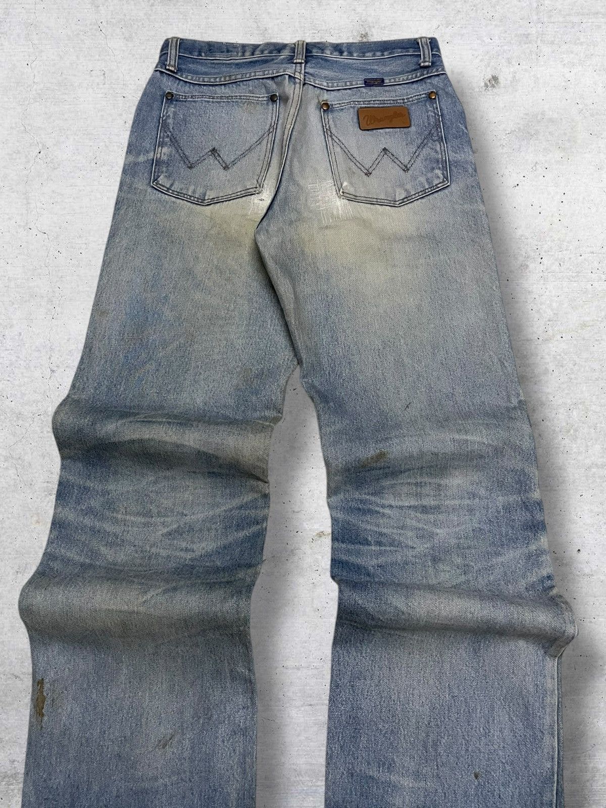 Wrangler VINTAGE WRANGLER DESIGNER OG MUDWASH DISTRESSED RUGGED DENIM Size US 29 - 14 Thumbnail