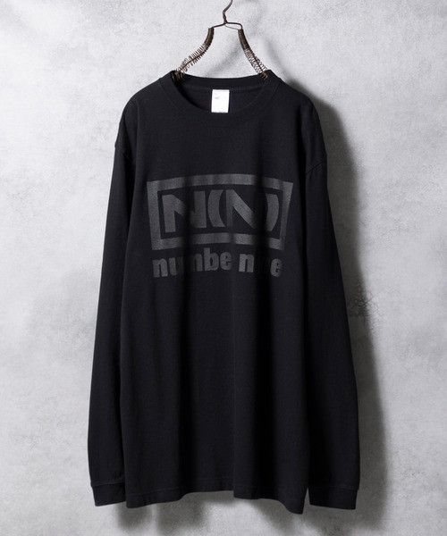 Number (N)ine NUMBER NINE Black Long Sleeve T-Shirt | Grailed