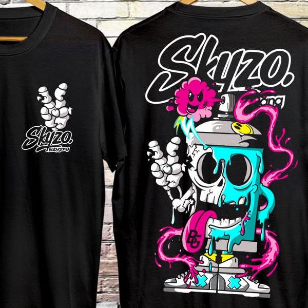 Other Skyzo Grafity men's women's casual t-shirt Size US XL / EU 56 / 4 - 2 Thumbnail
