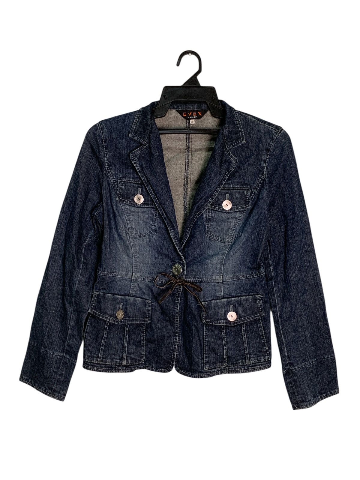 Krizia Rare Design Evex By Krizia Denim Jacket Size S / US 4 / IT 40 - 1 Thumbnail