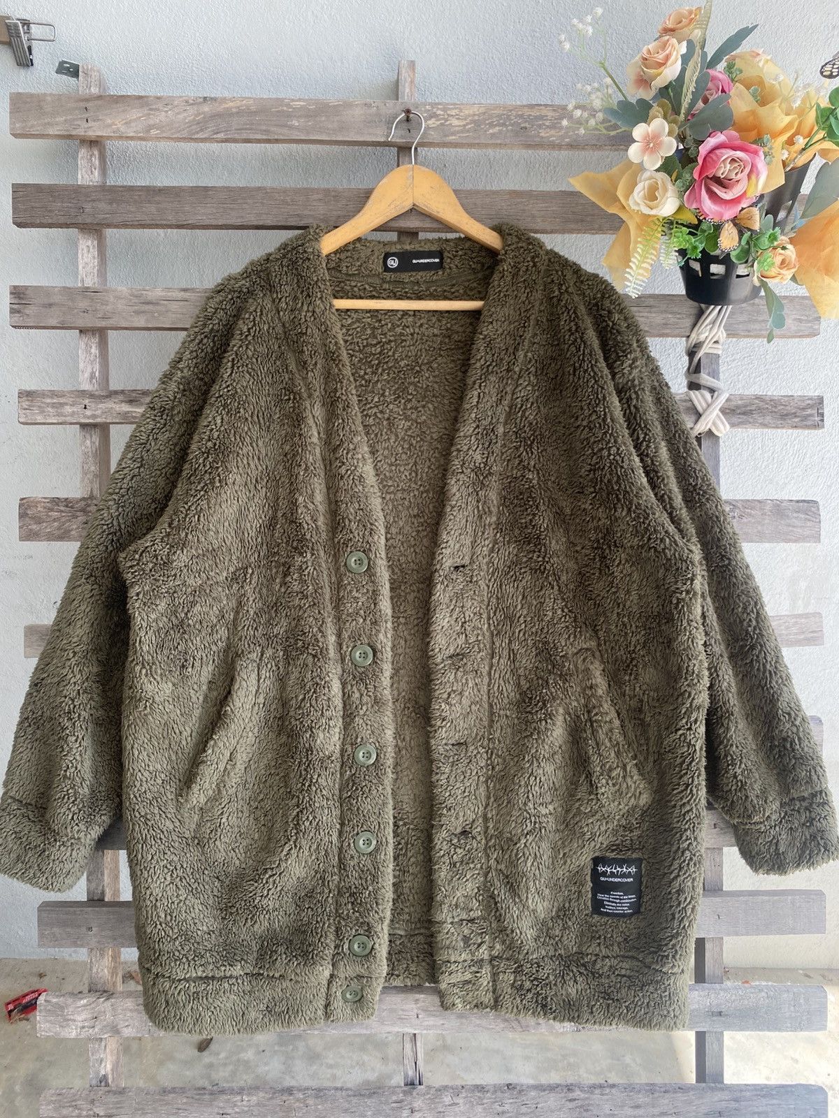 GU × Undercover 🔥 Oversizes 🔥 GU X Undercover Sherpa Fleece Jacket Size US M / EU 48-50 / 2 - 1 Thumbnail