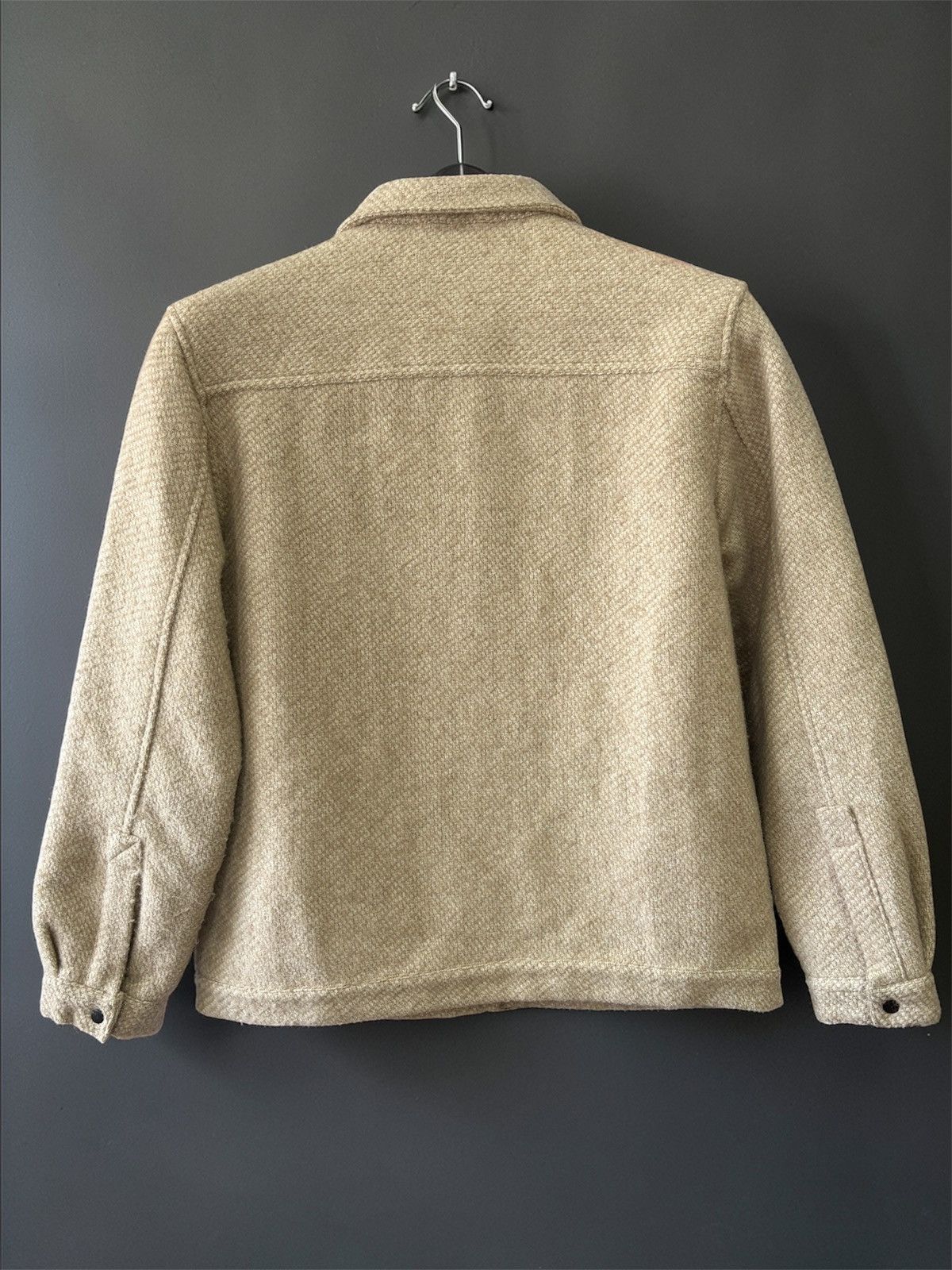 Folk Folk Signal Jacket Textured Woven Wool Blend Beige 3 L Size US L / EU 52-54 / 3 - 2 Thumbnail
