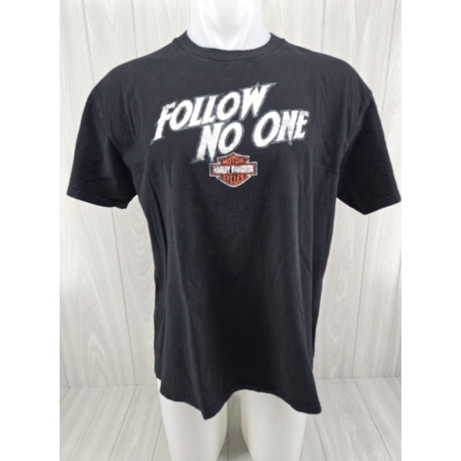 Harley Davidson Harley-Davidson Thundercreek Chattanooga TN T Shirt Mens XL Black 100% Cotton Size US XL / EU 56 / 4 - 2 Thumbnail