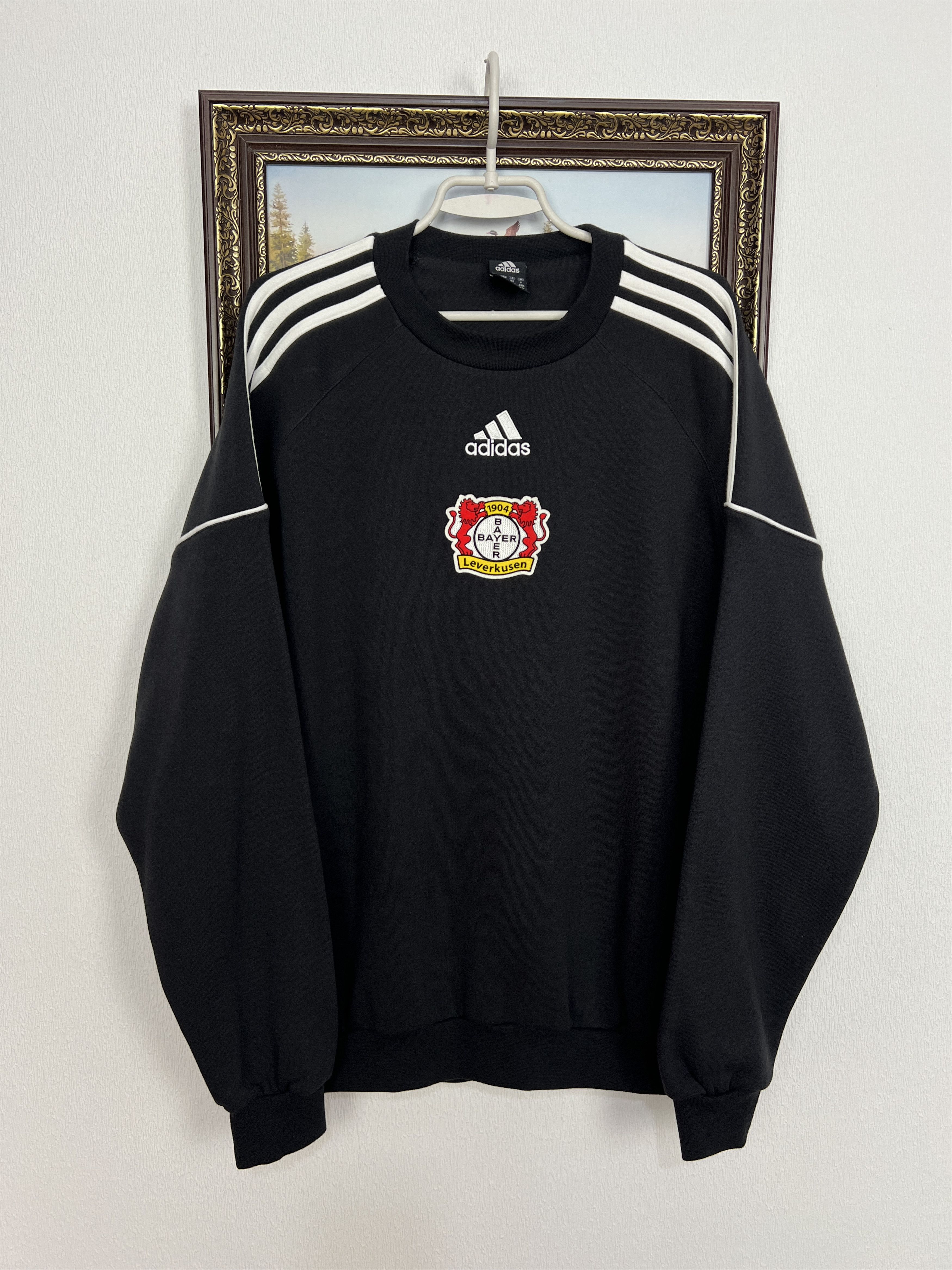Adidas Bayer 04 Leverkusen Football Sweatshirt Soccer Track Top Size US M / EU 48-50 / 2 - 1 Thumbnail
