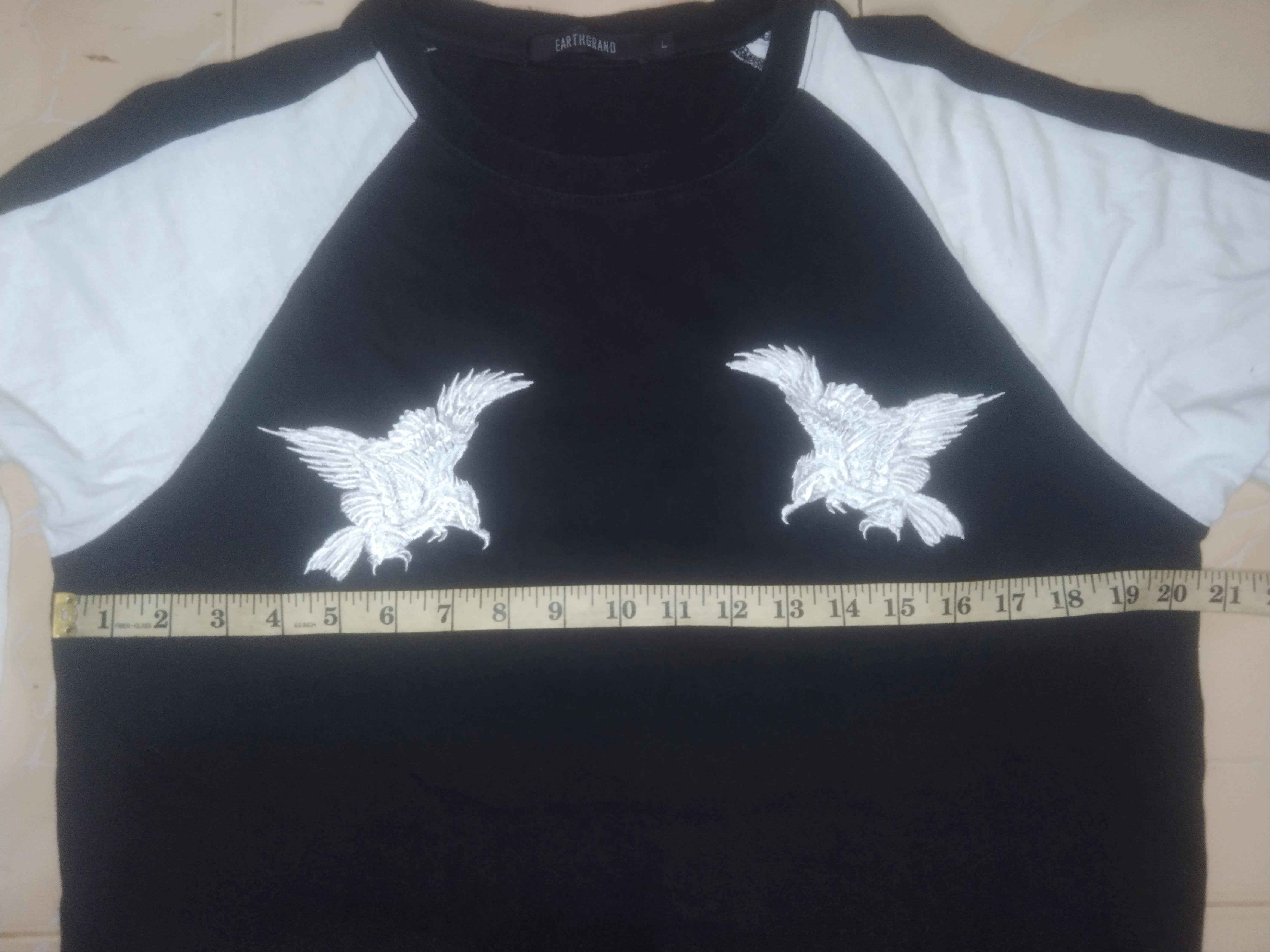 Japanese Brand Embroidered birds sukajan 3/4 sleeve shirt Size US M / EU 48-50 / 2 - 8 Thumbnail