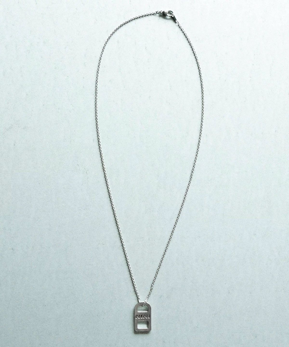 Number (N)ine Number nine logo plate necklace Size ONE SIZE - 6 Thumbnail