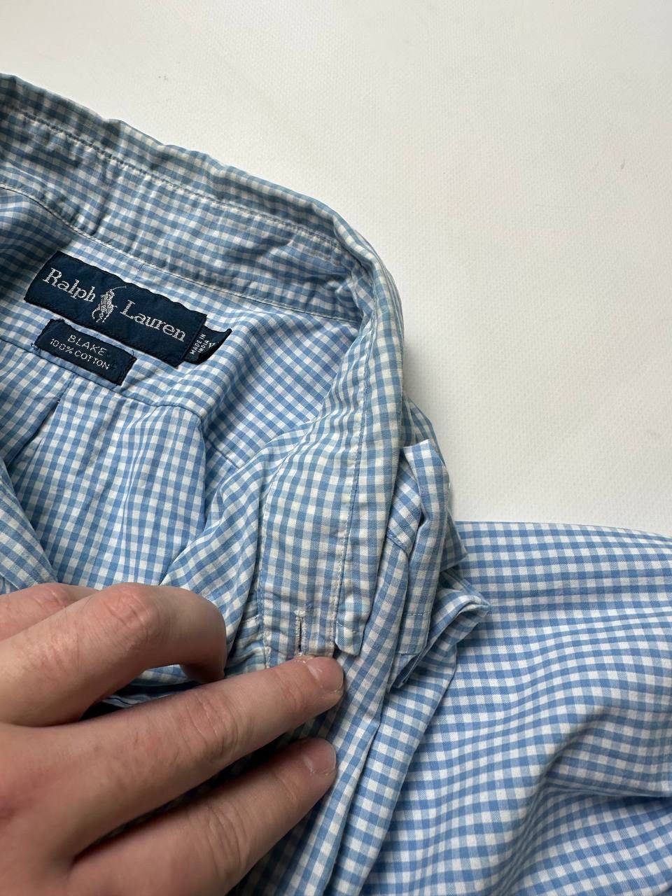 Ralph Lauren Ralph Lauren Classic Oldmoney Blue Shirt Button Up Size US XL / EU 56 / 4 - 10 Thumbnail
