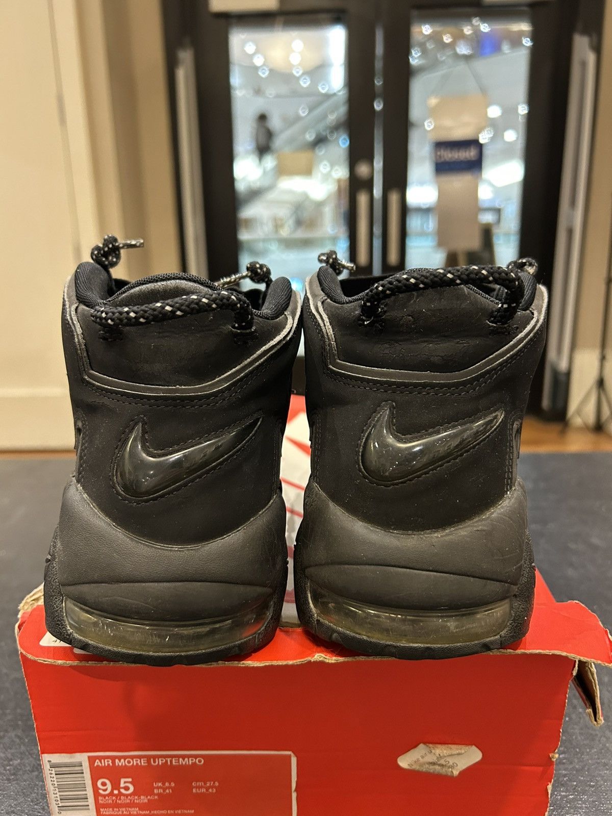 Nike Nike Air More Uptempo ‘Black Reflective’ Size US 9.5 / EU 42-43 - 3 Thumbnail