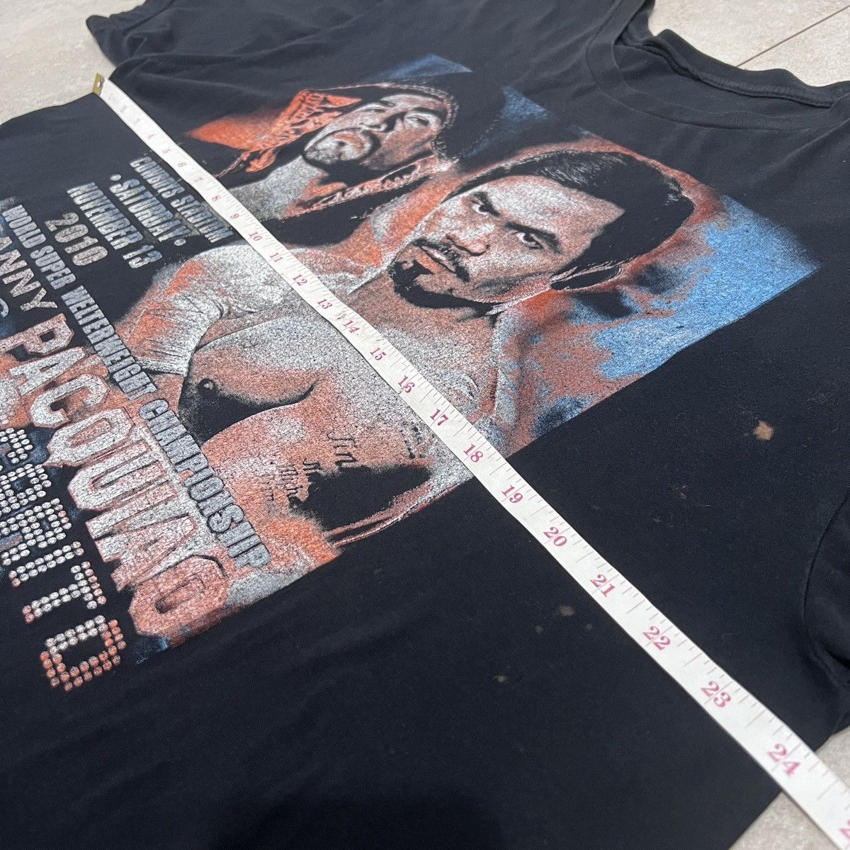 Rap Tees × Vintage Vintage Y2K Manny Pacquiao VS Antoni Margarito Tee Bootleg Size US XL / EU 56 / 4 - 12 Thumbnail