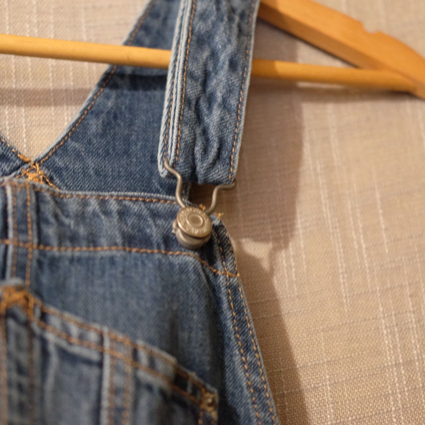 Old Navy Nwot! Old Navy Overalls Blue Denim 100% Cotton Women's 8 Jumpsuit Size 30" / US 8 / IT 44 - 7 Thumbnail