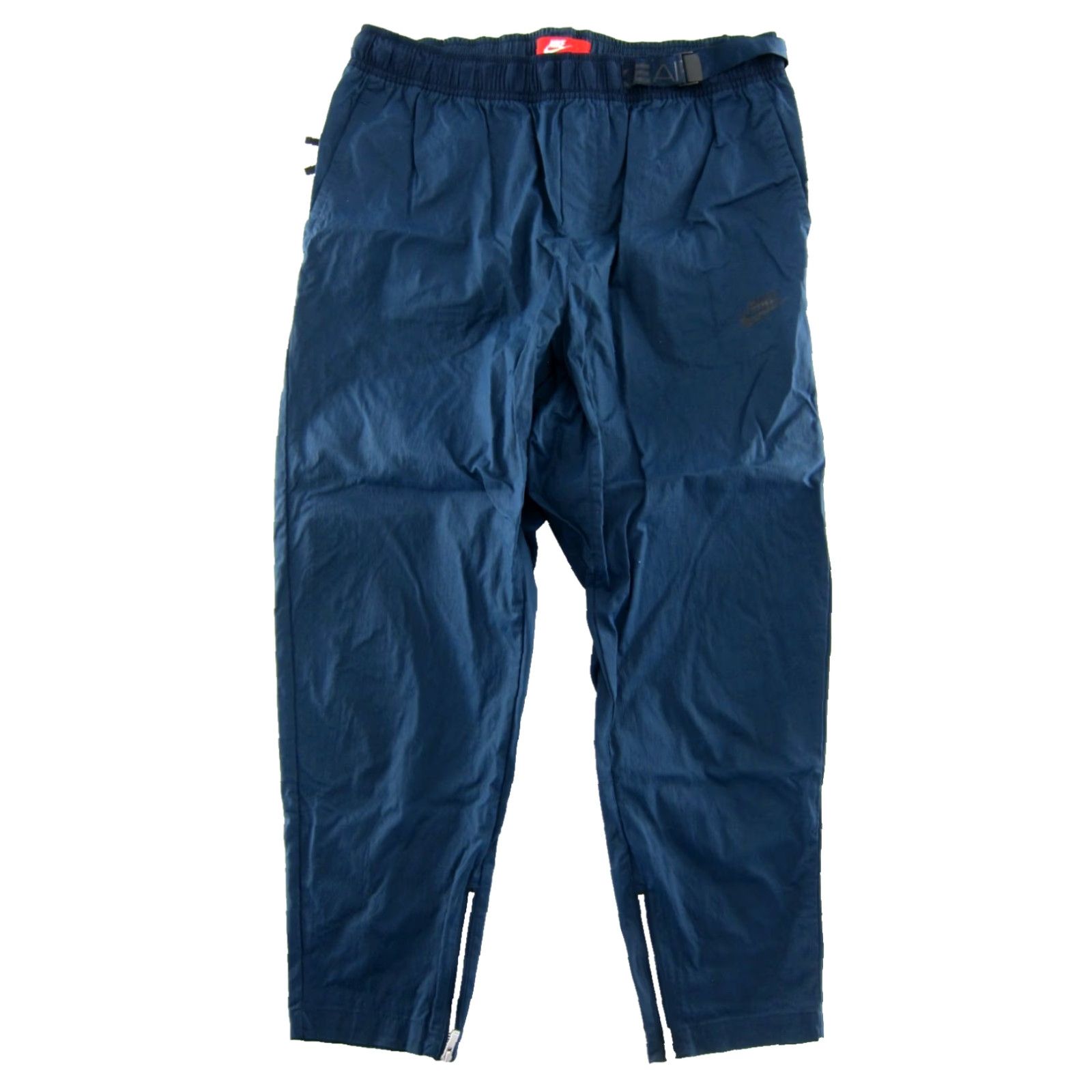 Nike Nike AIRMAX Nylon Stretch Blue Zip Pocket Zip Ankle Jogger Pant Women Large Size 36" / US 14 / IT 50 - 2 Thumbnail