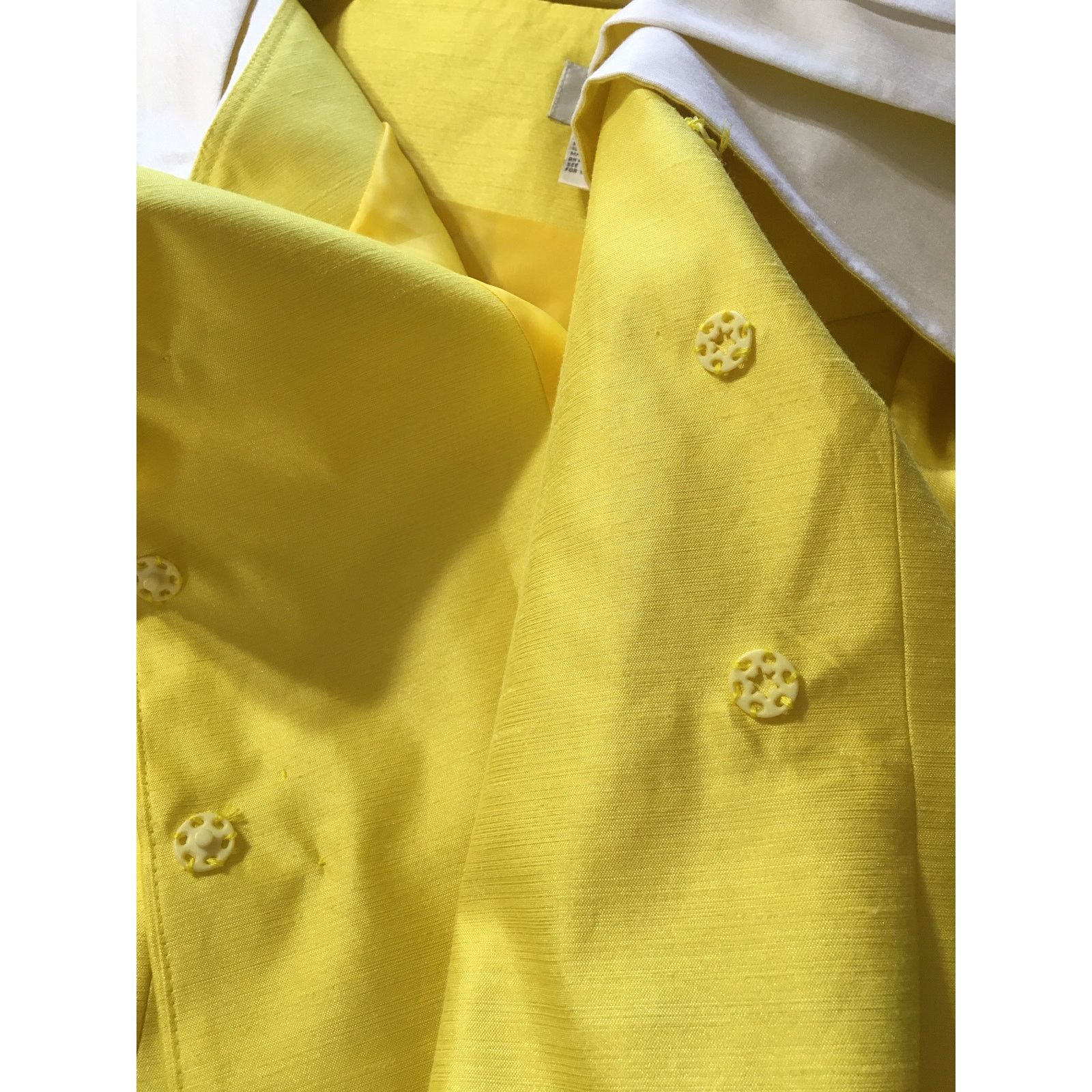 Other E Y Signature Especially Yours 14 Women’s Yellow Skirt Suit Size XL / US 12-14 / IT 48-50 - 10 Thumbnail