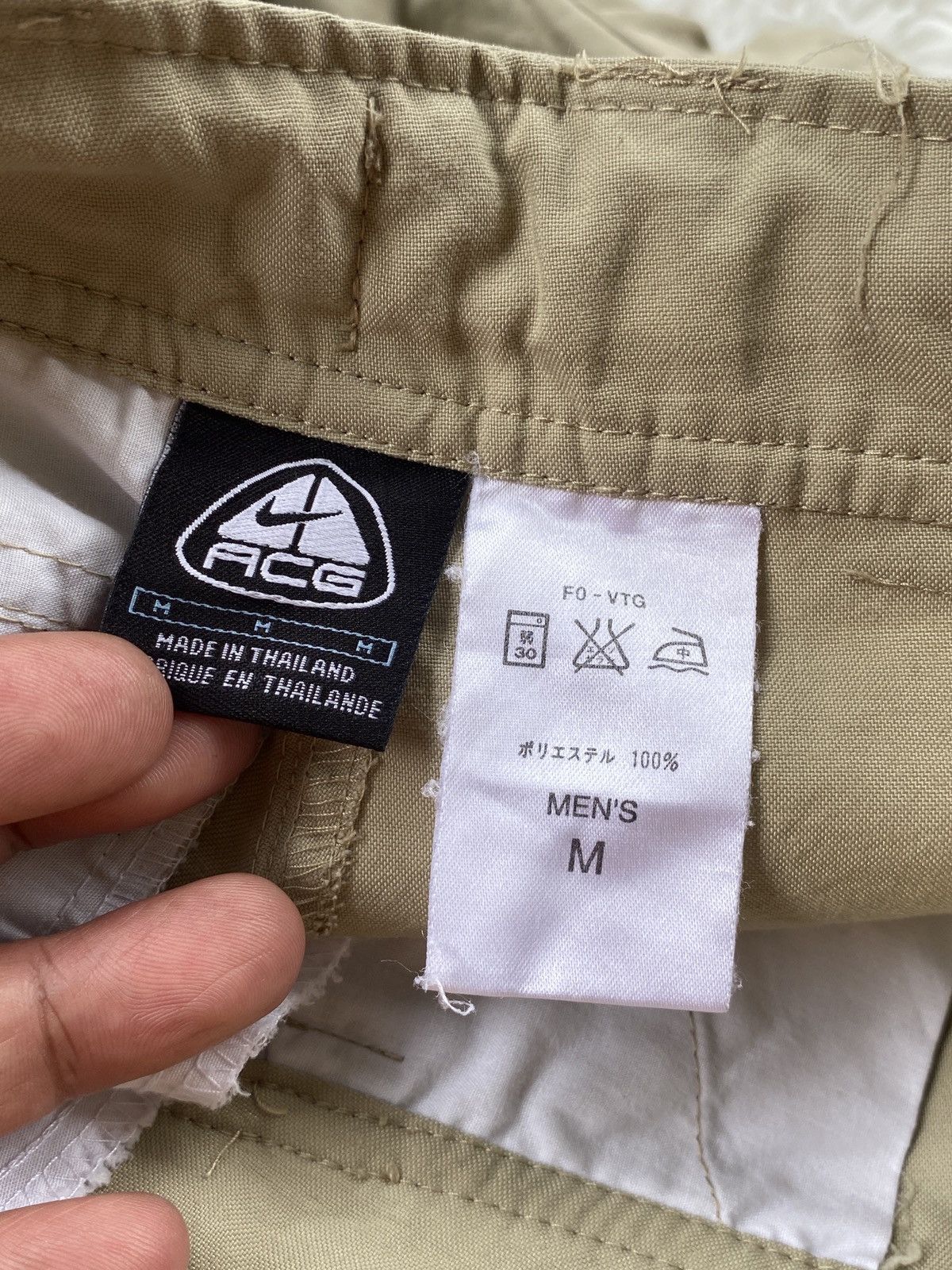 Vintage 💥RARE💥Nike ACG Cargo Transformers Pants/Short Vintage Size US 35 - 17 Thumbnail