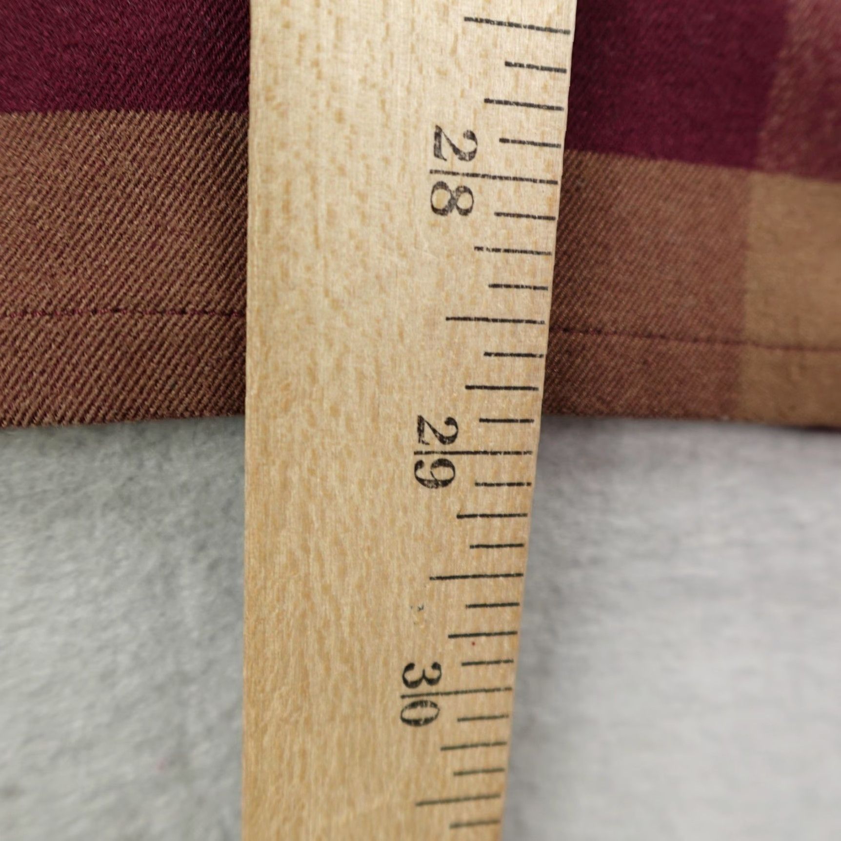 Lululemon Lululemon Shirt Mens Large Red Beige Plaid Masons Peak Flannel Button Up Flex - Cotton, Long Sleeve, Button-Up, Pockets, All Seasons MENS Size US M / EU 48-50 / 2 - 7 Thumbnail