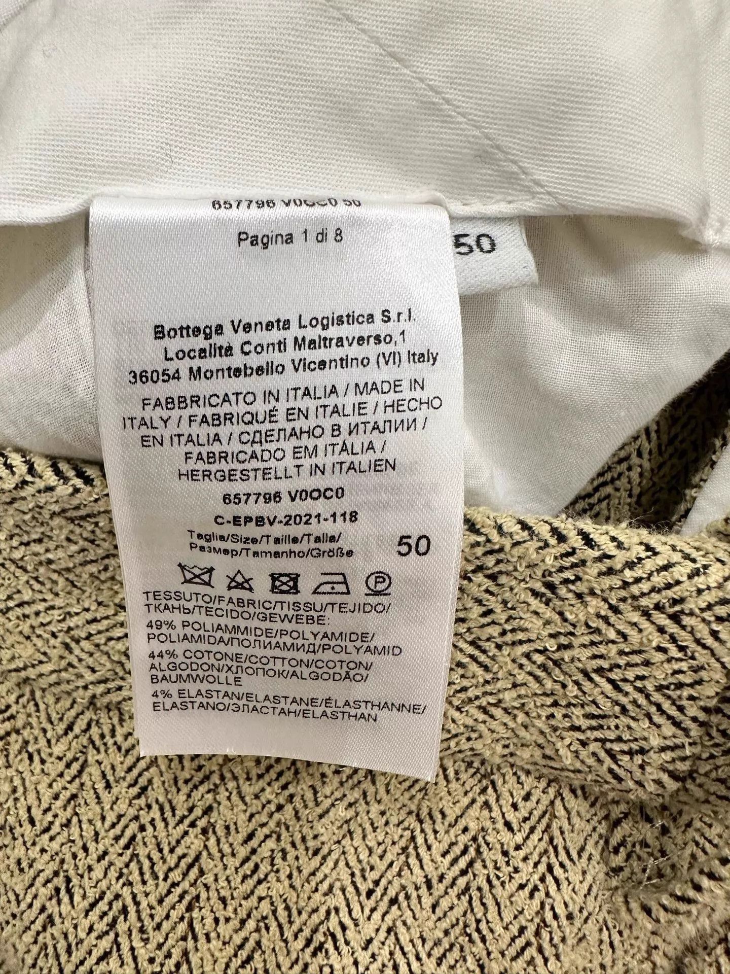 Bottega Veneta Bottega Veneta Wool Casual Trousers 50 GUC Size US 34 / EU 50 - 4 Thumbnail