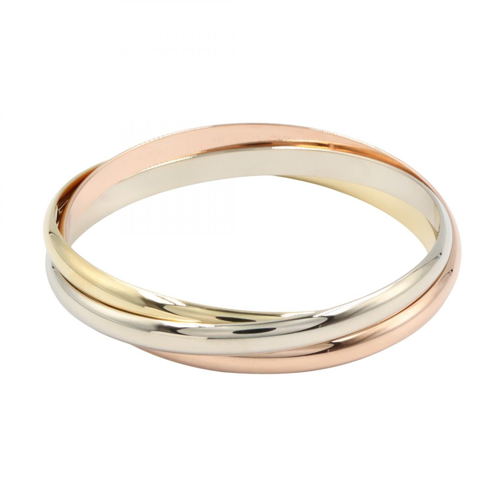 Cartier Cartier Cartier Trinity Au750 Bracelet Precious Metal Bracelet DUTY FREE for USA Size ONE SIZE - 1 Thumbnail
