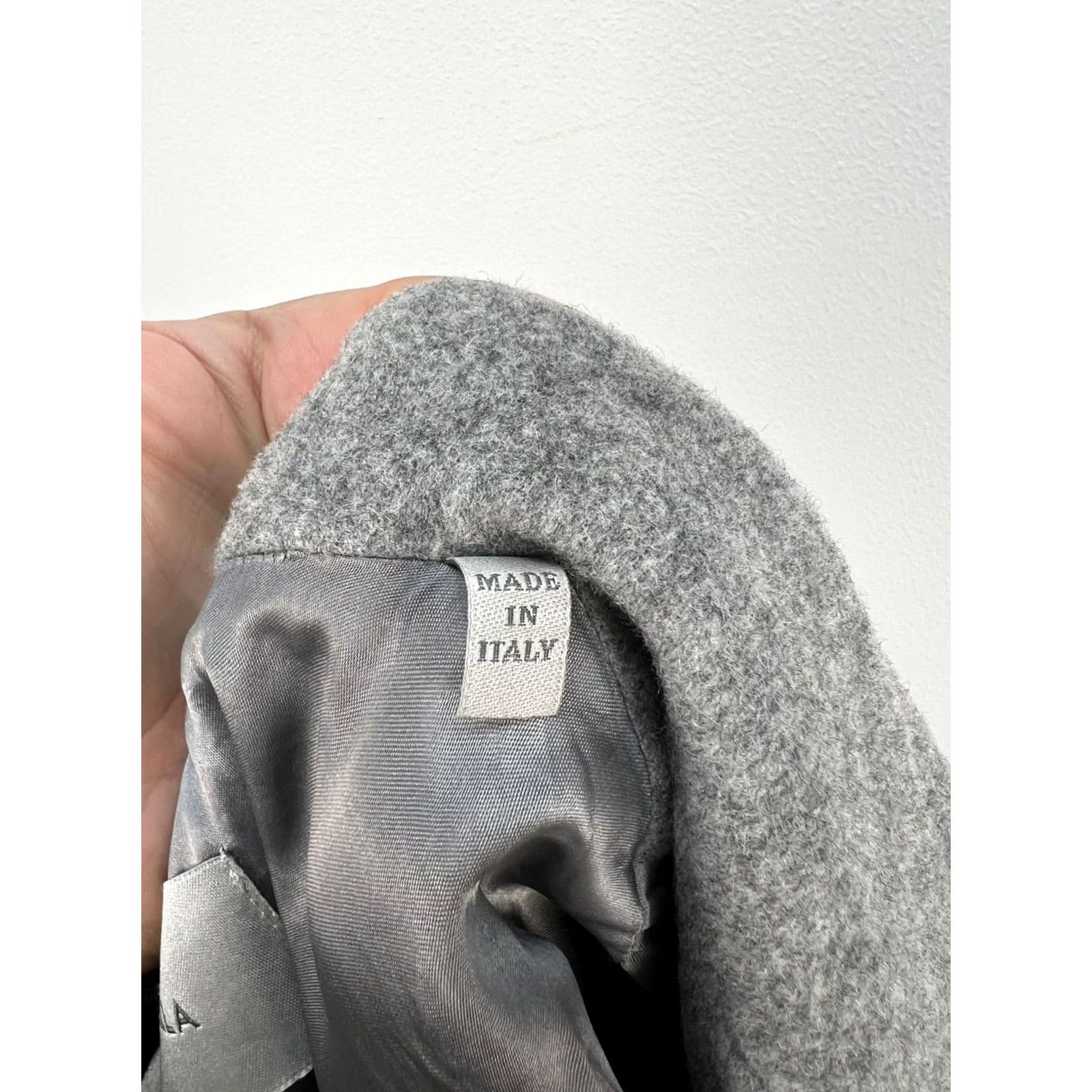 Marella Marella Wool Coat Jacket Ladies UK 12 US 8 Gray Vintage Coat Marella Women Wool Fall Winter Casual Business Size M / US 6-8 / IT 42-44 - 5 Thumbnail