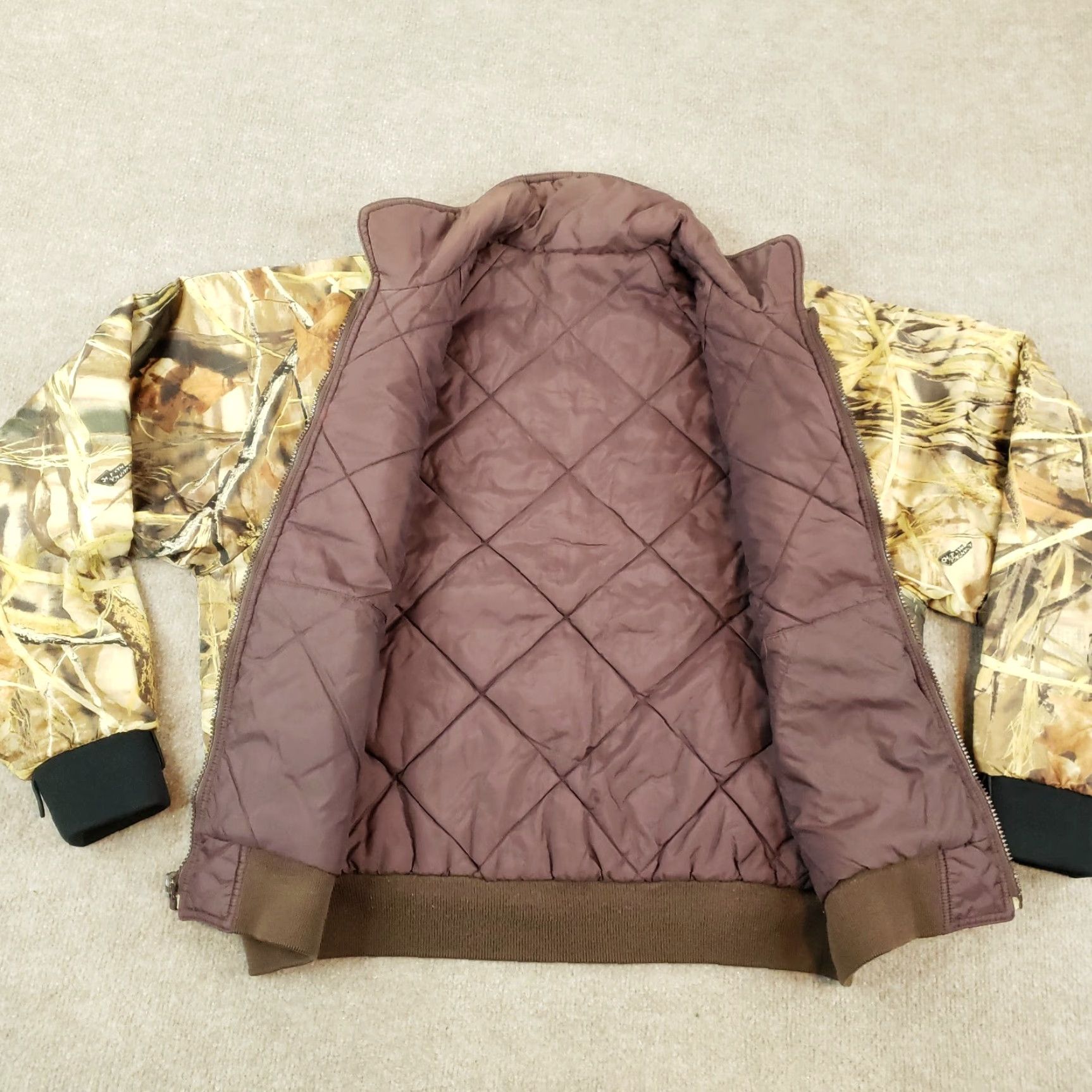 Vintage Herters Jacket Mens Medium Brown Camo Quilted Full Zip Pockets Outdoors Hunting Size US M / EU 48-50 / 2 - 5 Thumbnail