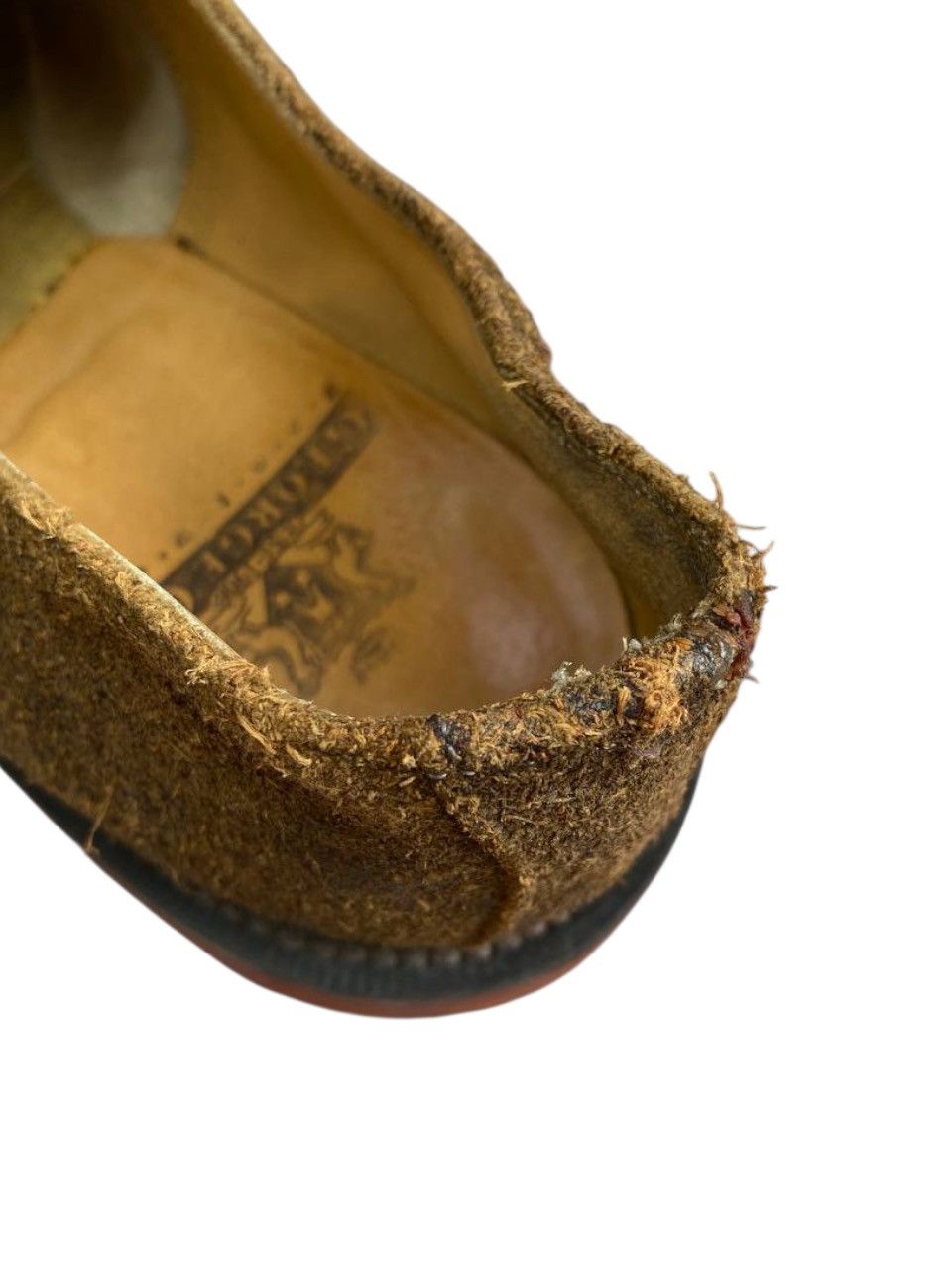 George Cox Geroge Cox Broken Suede Brown Derby Shoes Size US 10 / EU 43 - 23 Thumbnail