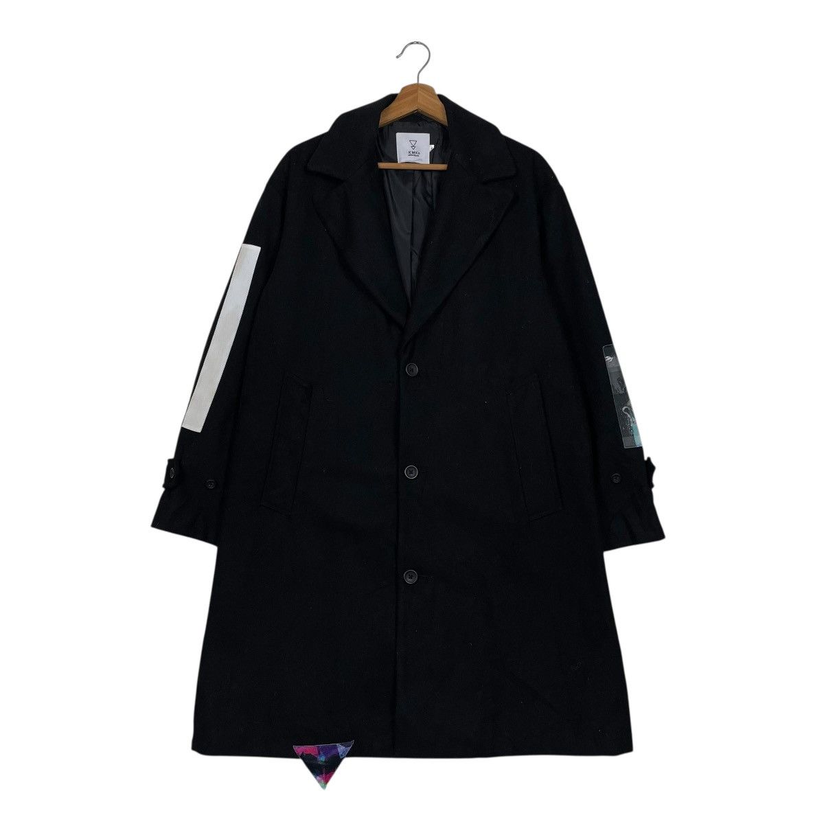 Japanese Brand KMK Japan Brand Black Overcoat Size US M / EU 48-50 / 2 - 1 Thumbnail